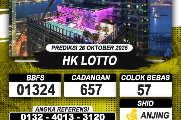 PREDIKSI HONGKONG LOTTO 26 OKTOBER 2025 | PREDIKSI TOGEL KUNINGTOTO