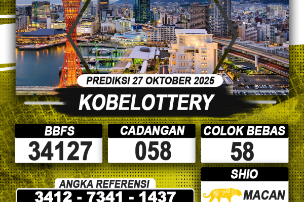 PREDIKSI KOBELOTTERY 27 OKTOBER 2025 | PREDIKSI TOGEL KUNINGTOTO