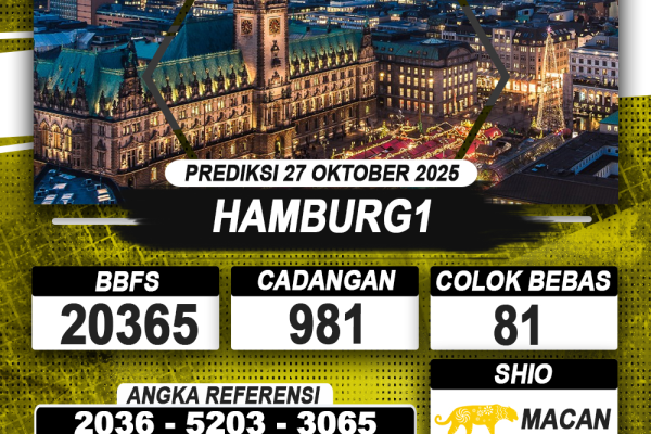 PREDIKSI HAMBURG1 27 OKTOBER 2025 | PREDIKSI TOGEL KUNINGTOTO