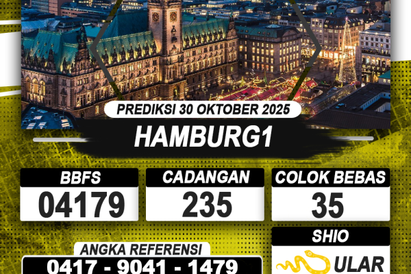 PREDIKSI HAMBURG1 30 OKTOBER 2025 | PREDIKSI TOGEL KUNINGTOTO