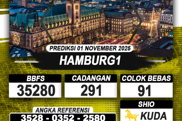 PREDIKSI HAMBURG1 01 NOVEMBER 2025 | PREDIKSI TOGEL KUNINGTOTO