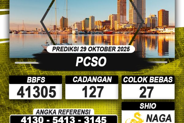 PREDIKSI PCSO 29 OKTOBER 2025 | PREDIKSI TOGEL KUNINGTOTO