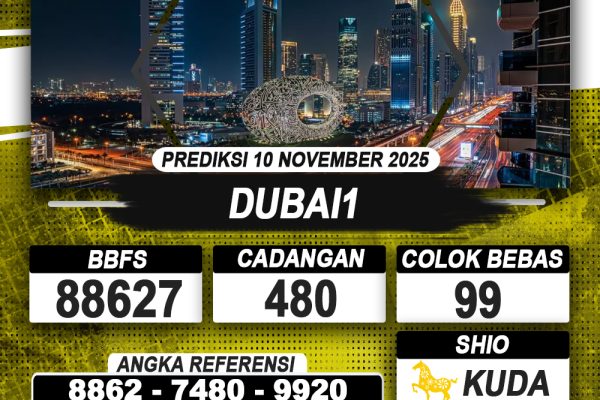 PREDIKSI DUBAI1 10 NOVEMBER 2025 | PREDIKSI TOGEL KUNINGTOTO