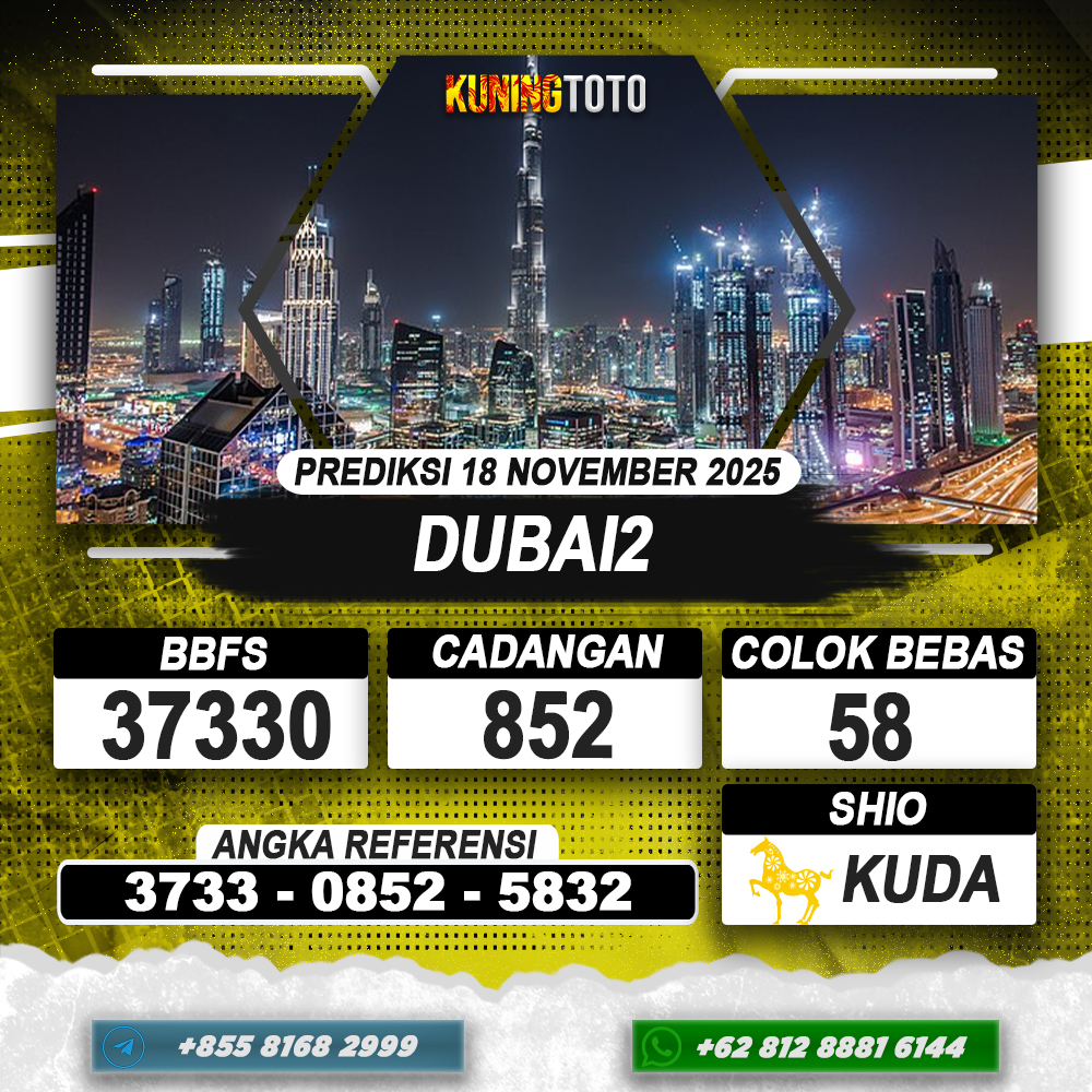 PREDIKSI DUBAI2 18 NOVEMBER 2025 | PREDIKSI TOGEL KUNINGTOTO