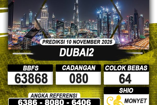 PREDIKSI DUBAI2 10 NOVEMBER 2025 | PREDIKSI TOGEL KUNINGTOTO