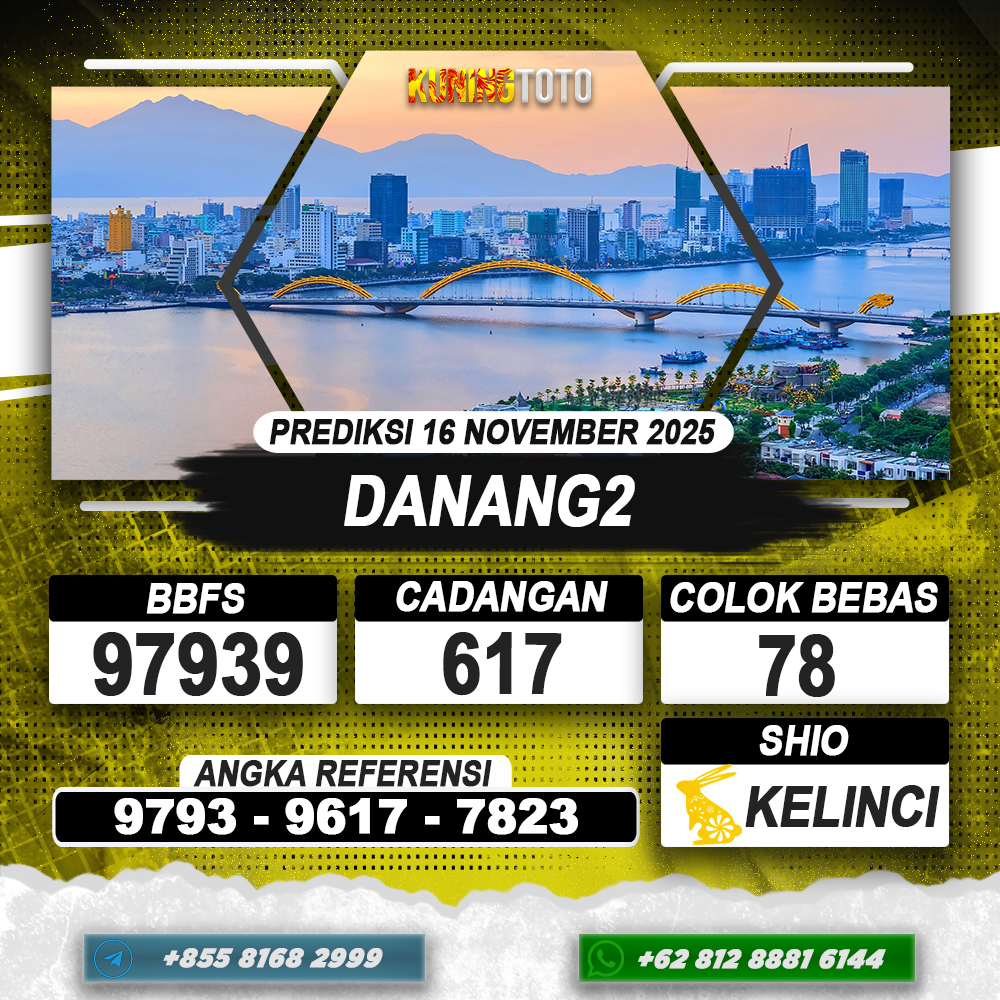 PREDIKSI DANANG2 16 NOVEMBER 2025 | PREDIKSI TOGEL KUNINGTOTO