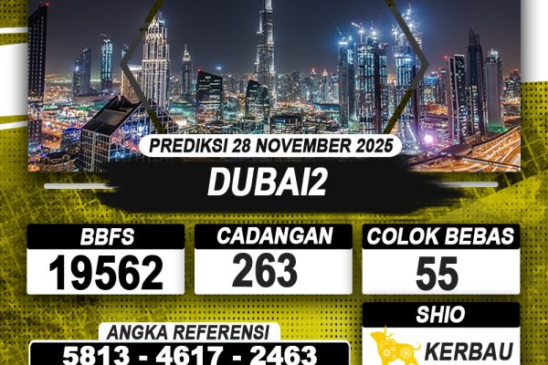 PREDIKSI DUBAI2 28 NOVEMBER 2025 | PREDIKSI TOGEL KUNINGTOTO