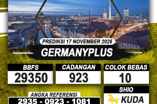 PREDIKSI GERMANYPLUS 17 NOVEMBER 2025 | PREDIKSI TOGEL KUNINGTOTO
