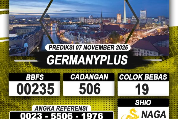 PREDIKSI GERMANYPLUS 07 NOVEMBER 2025 | PREDIKSI TOGEL KUNINGTOTO