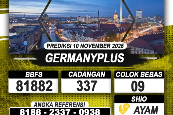 PREDIKSI GERMANYPLUS 10 NOVEMBER 2025 | PREDIKSI TOGEL KUNINGTOTO