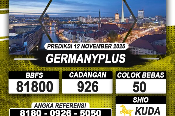PREDIKSI GERMANYPLUS 12 NOVEMBER 2025 | PREDIKSI TOGEL KUNINGTOTO