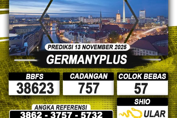 PREDIKSI GERMANYPLUS 13 NOVEMBER 2025 | PREDIKSI TOGEL KUNINGTOTO