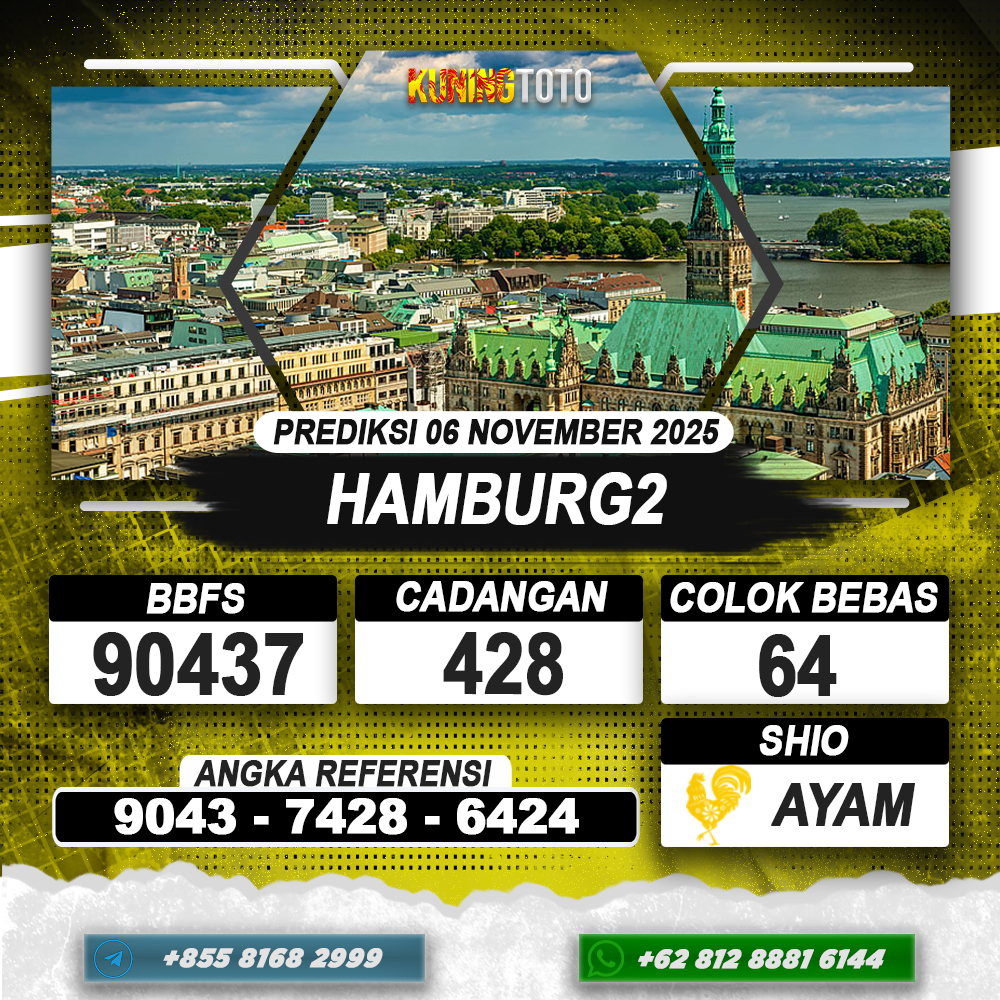 PREDIKSI HAMBURG2 06 NOVEMBER 2025 | PREDIKSI TOGEL KUNINGTOTO