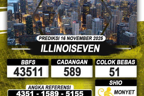 PREDIKSI ILLINOISEVEN 16 NOVEMBER 2025 | PREDIKSI TOGEL KUNINGTOTO