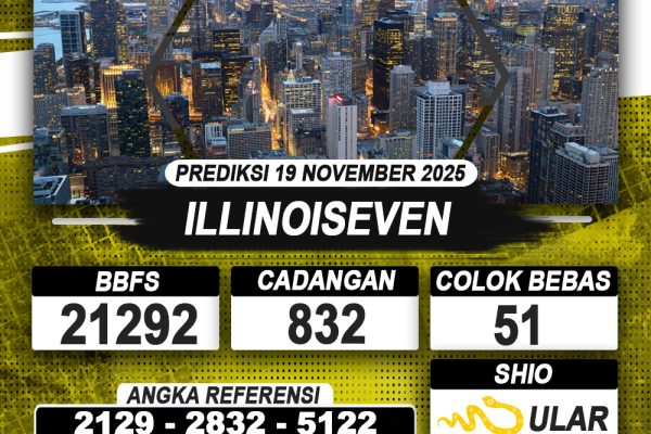 PREDIKSI ILLINOISEVEN 19 NOVEMBER 2025 | PREDIKSI TOGEL KUNINGTOTO