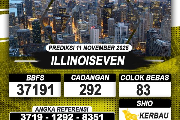 PREDIKSI ILLINOISEVEN 11 NOVEMBER 2025 | PREDIKSI TOGEL KUNINGTOTO