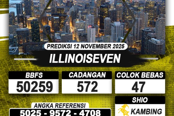 PREDIKSI ILLINOISEVEN 12 NOVEMBER 2025 | PREDIKSI TOGEL KUNINGTOTO