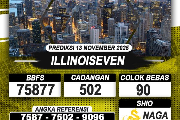 PREDIKSI ILLINOISEVEN 13 NOVEMBER 2025 | PREDIKSI TOGEL KUNINGTOTO