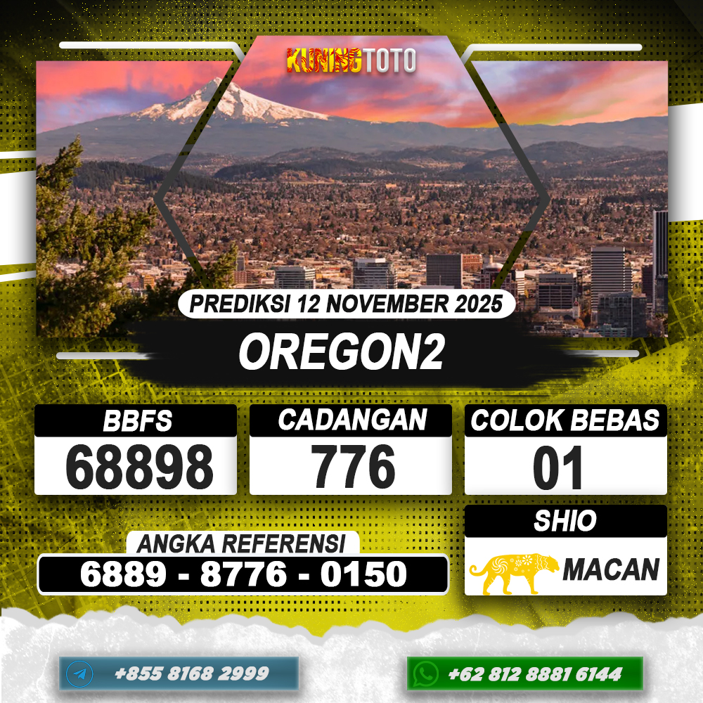PREDIKSI OREGON2 12 NOVEMBER 2025 | PREDIKSI TOGEL KUNINGTOTO