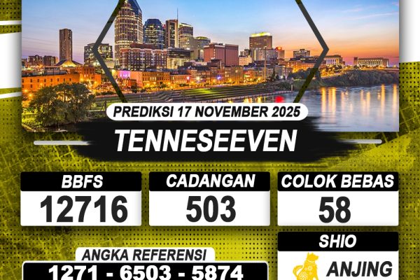 PREDIKSI TENNESEEVEN 17 NOVEMBER 2025 | PREDIKSI TOGEL KUNINGTOTO