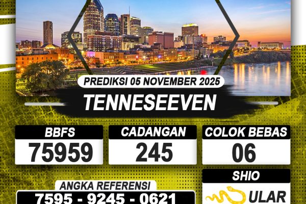 PREDIKSI TENNESEEVEN 05 NOVEMBER 2025 | PREDIKSI TOGEL KUNINGTOTO