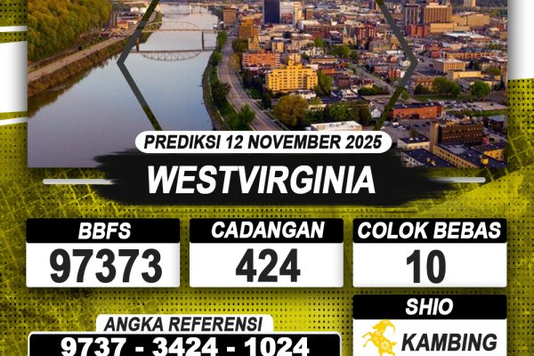 PREDIKSI WESTVIRGINIA 12 NOVEMBER 2025 | PREDIKSI TOGEL KUNINGTOTO