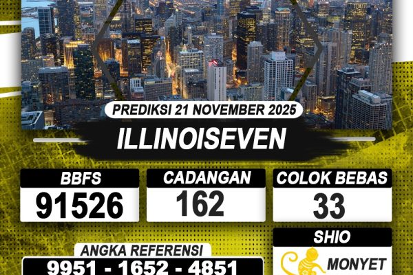 PREDIKSI ILLINOISEVEN 21 NOVEMBER 2025 | PREDIKSI TOGEL KUNINGTOTO