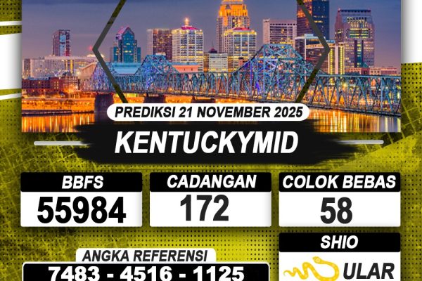 PREDIKSI KENTUCKYMID 21 NOVEMBER 2025 | PREDIKSI TOGEL KUNINGTOTO