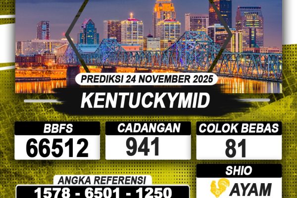 PREDIKSI KENTUCKYMID 24 NOVEMBER 2025 | PREDIKSI TOGEL KUNINGTOTO