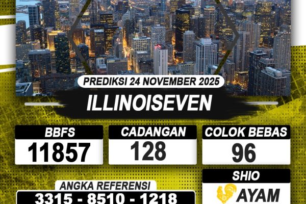 PREDIKSI ILLINOISEVEN 24 NOVEMBER 2025 | PREDIKSI TOGEL KUNINGTOTO