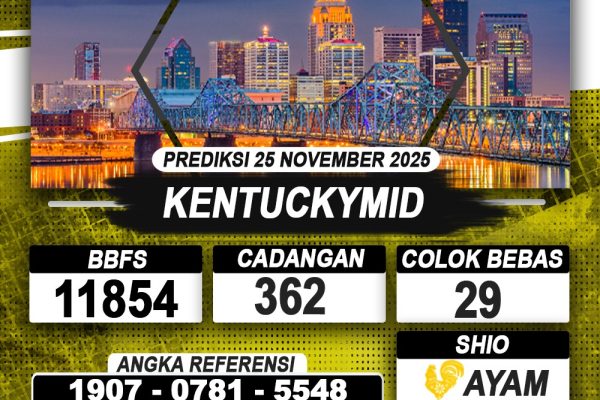 PREDIKSI KENTUCKYMID 25 NOVEMBER 2025 | PREDIKSI TOGEL KUNINGTOTO