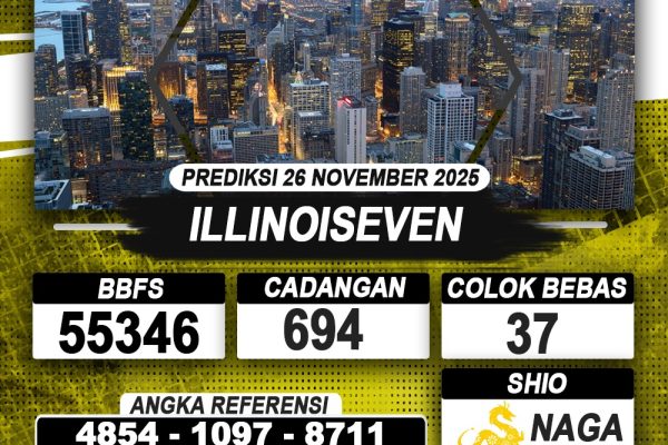 PREDIKSI ILLINOISEVEN 26 NOVEMBER 2025 | PREDIKSI TOGEL KUNINGTOTO