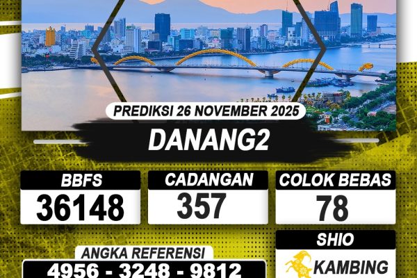 PREDIKSI DANANG2 26 NOVEMBER 2025 | PREDIKSI TOGEL KUNINGTOTO