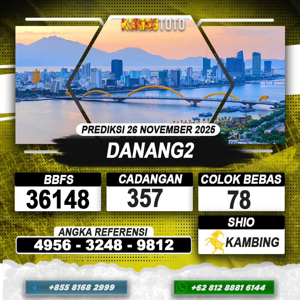 PREDIKSI DANANG2 26 NOVEMBER 2025 | PREDIKSI TOGEL KUNINGTOTO