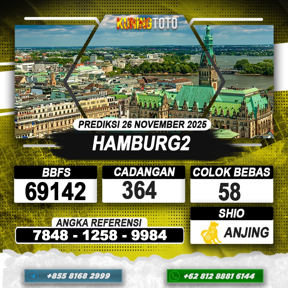 PREDIKSI HAMBURG2 26 NOVEMBER 2025 | PREDIKSI TOGEL KUNINGTOTO