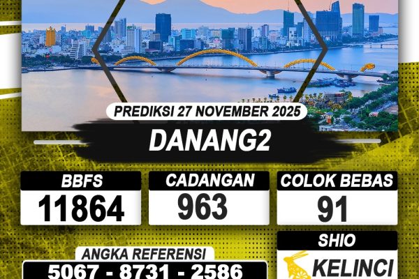 PREDIKSI DANANG2 27 NOVEMBER 2025 | PREDIKSI TOGEL KUNINGTOTO