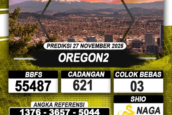 PREDIKSI OREGON2 27 NOVEMBER 2025 | PREDIKSI TOGEL KUNINGTOTO