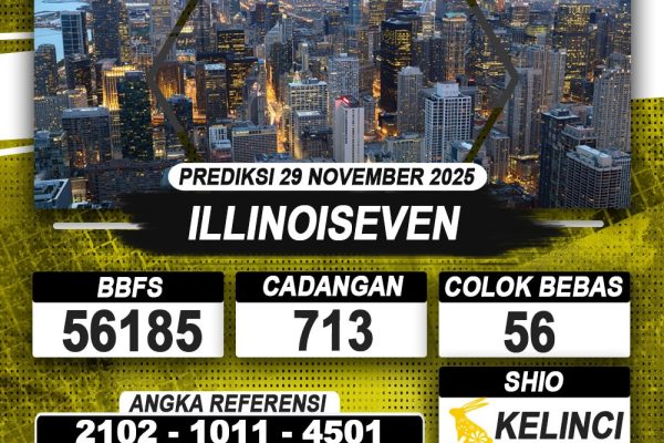 PREDIKSI ILLINOISEVEN 29 NOVEMBER 2025 | PREDIKSI TOGEL KUNINGTOTO
