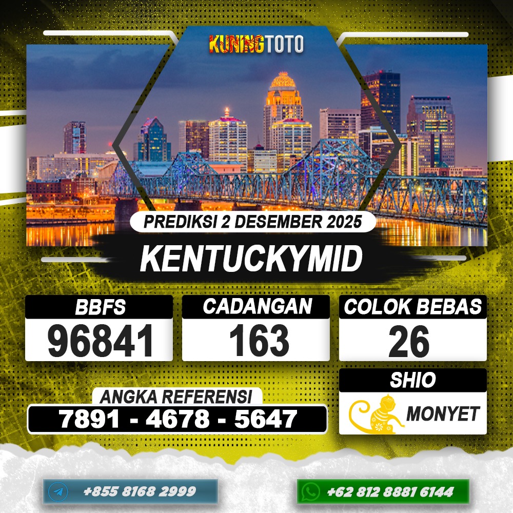 PREDIKSI KENTUCKYMID 02 DESEMBER 2025 | PREDIKSI TOGEL KUNINGTOTO