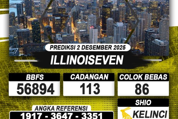 PREDIKSI ILLINOISEVEN 02 DESEMBER 2025 | PREDIKSI TOGEL KUNINGTOTO