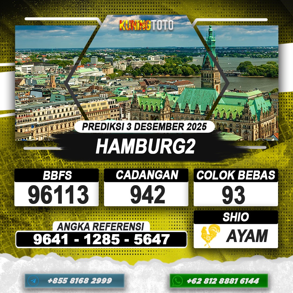PREDIKSI HAMBURG2 03 DESEMBER 2025 | PREDIKSI TOGEL KUNINGTOTO
